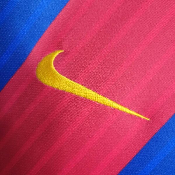 Barcelona 2016-17 Home Retro Jersey - Image 4