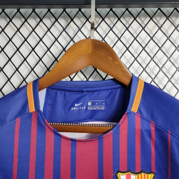 Barcelona 2017-18 Home Retro Jersey - Image 4