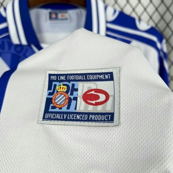 RCD Espanyol 1999-00 Home Retro Jersey - Image 5