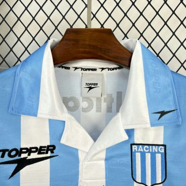 Racing Club de Avellaneda 1997-98 Home Retro Jersey - Image 5