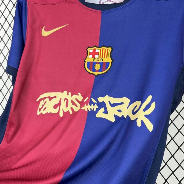Barcelona 2024-25 Home Travis Scott Special Edition Fan Version - Image 5