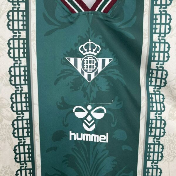 Real Betis 2025-26 Cream & Green Retro Special Edition Jersey - Image 5