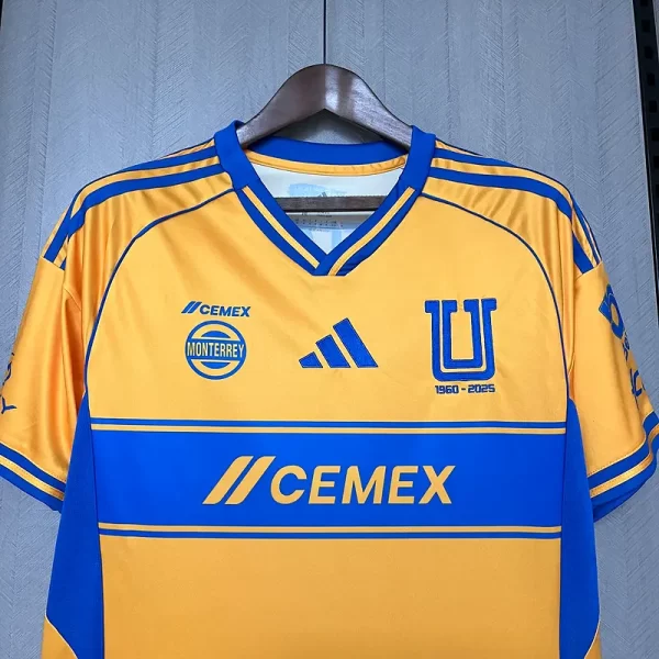 Tigres UANL 2025-26 Home Jersey Fan Version - Image 5