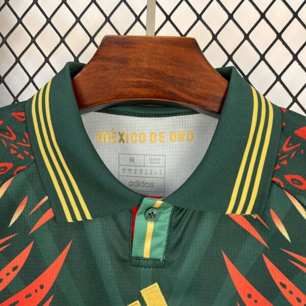 Mexico 2025-26 Special Edition Dark Green & Red Jersey - Image 5