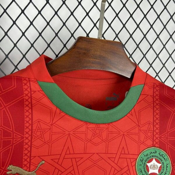 Morocco 2024-25 Home Jersey Fan Version - Image 5