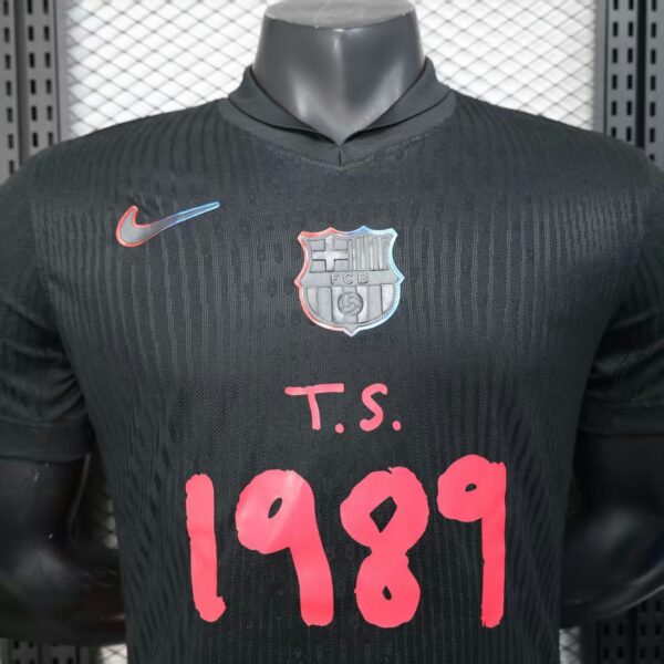 Barcelona 2024-25 Away Jersey With Advertising Player Version - Image 5