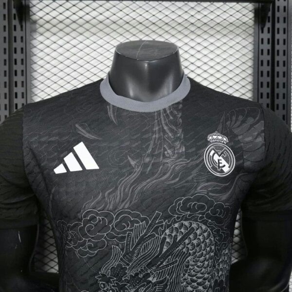 Real Madrid 2025-26 Black Dragon Special Edition Jersey Player Version - Image 5