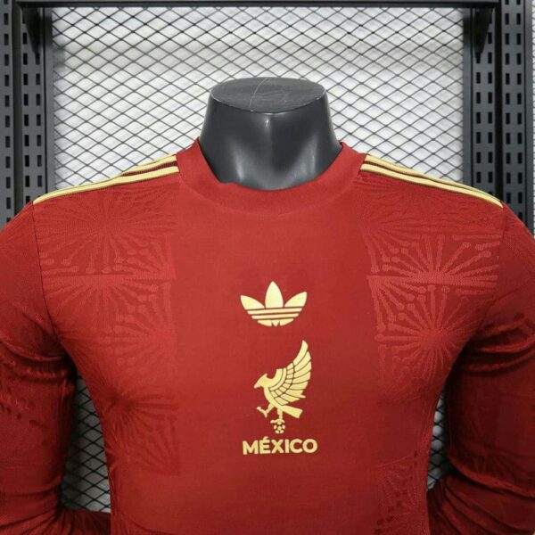 Mexico 2025-26 Red Special Edition Long Sleeve Jersey Player Version - Image 5