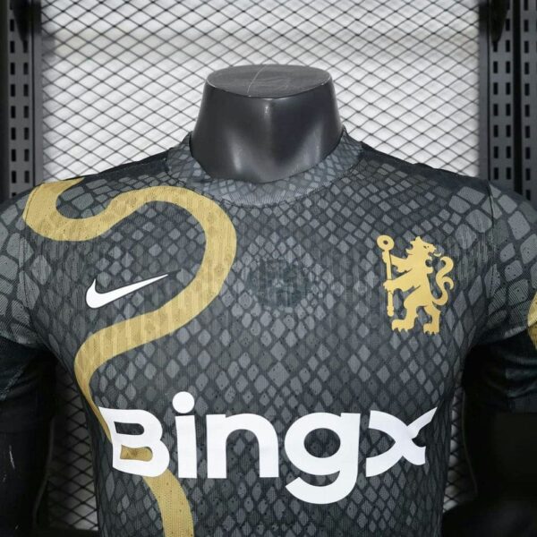 Chelsea 2025-26 Black & Gold Special Edition Jersey Player Version - Image 5