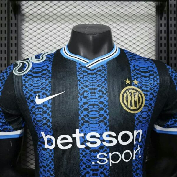 Inter Milan 2025-26 Snake Pattern Special Edition Jersey Player Version - Image 5