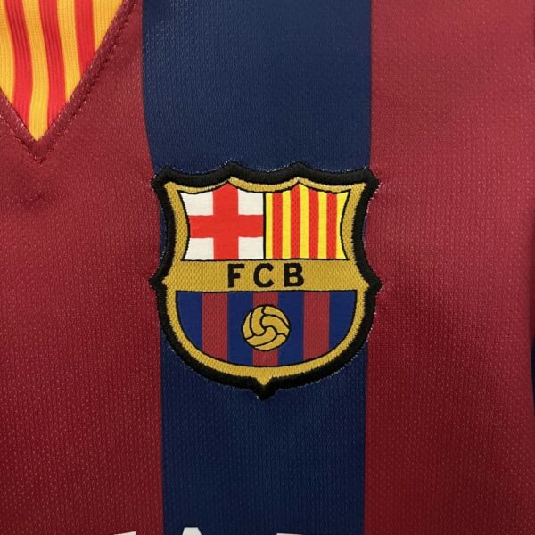 Barcelona 2014-15 Home Retro Kids Kit - Image 5