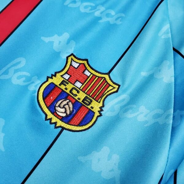 Barcelona 1996-97 Away Retro Jersey - Image 5