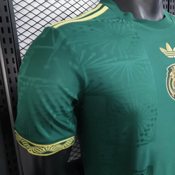 Mexico 2025-26 Gold Cup Edition Green Jersey Player Version - Image 5