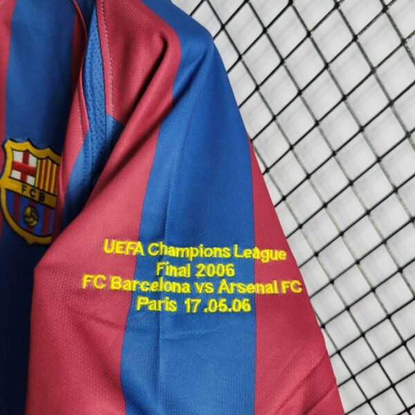 Barcelona 2006 Home Retro Jersey - Image 5