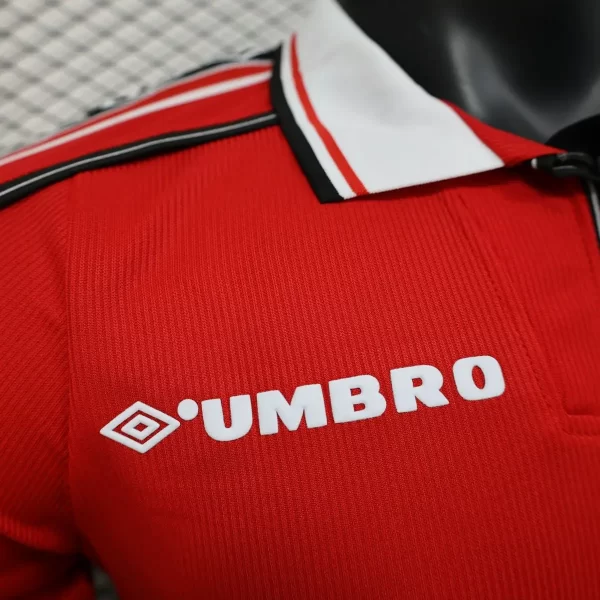 Manchester United 1998-99 Home Retro Jersey Player Version - Image 5