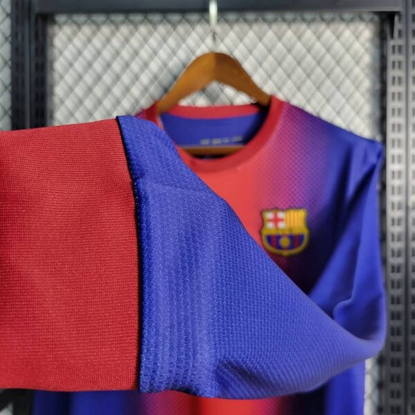 Barcelona 2012-13 Home Long Sleeve Retro Jersey - Image 5