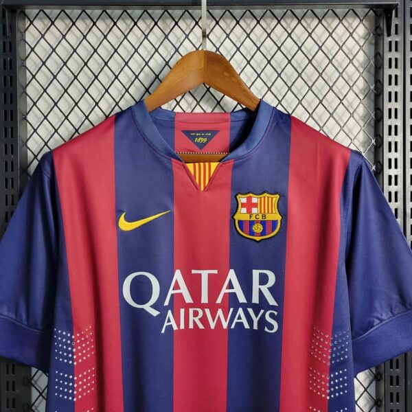Barcelona 2014-15 Home Retro Jersey - Image 5