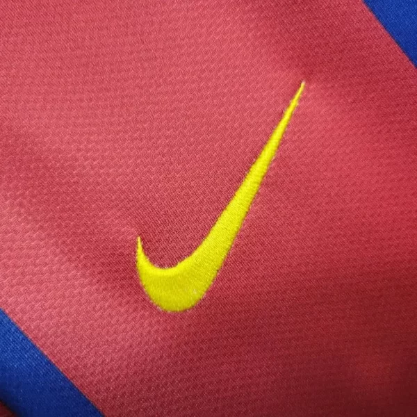 Barcelona 2007-08 Home Retro Jersey - Image 5
