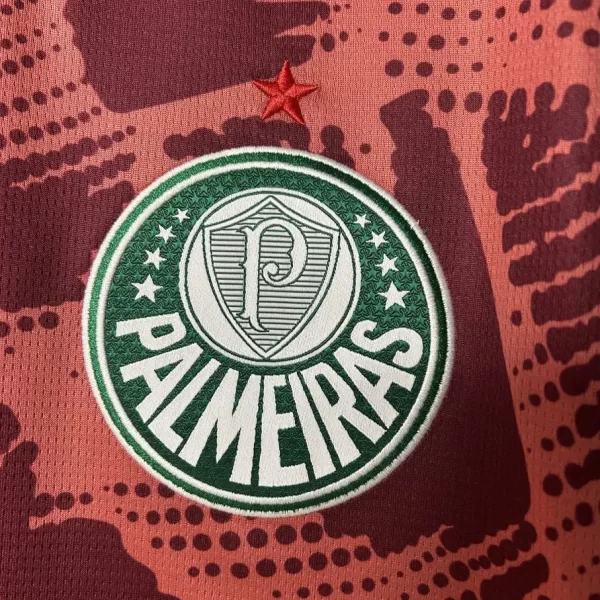 Palmeiras 2025-26 Goalkeeper Red Jersey Fan Version - Image 6