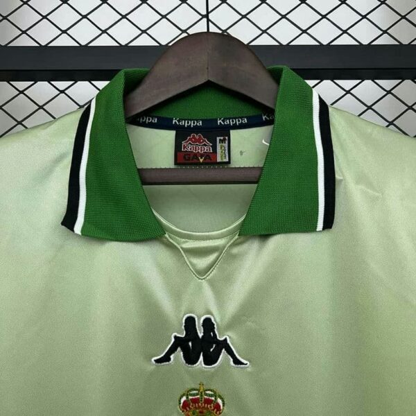 Real Betis 1999-00 Away Retro Jersey - Image 7