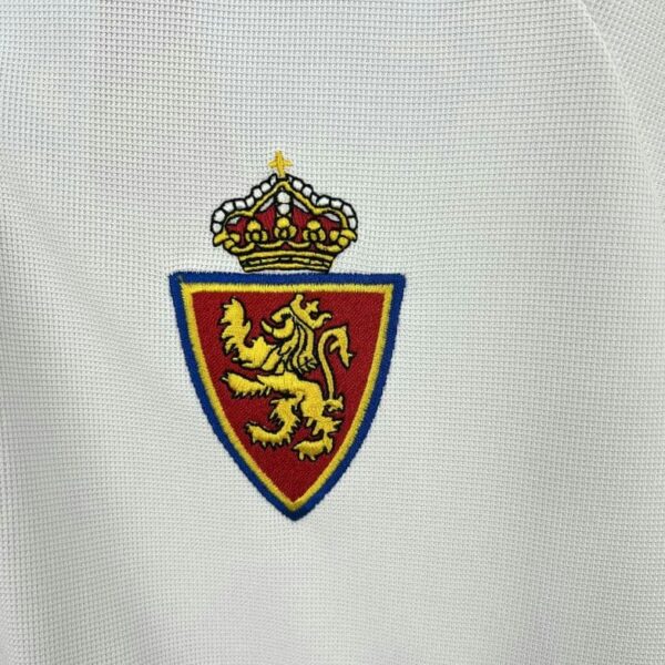 Real Zaragoza 2004-05 Home Retro Jersey - Image 6