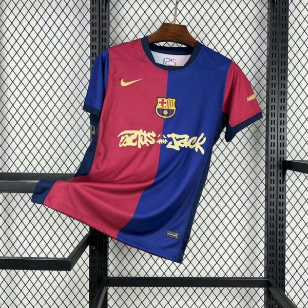 Barcelona 2024-25 Home Travis Scott Special Edition Fan Version - Image 6
