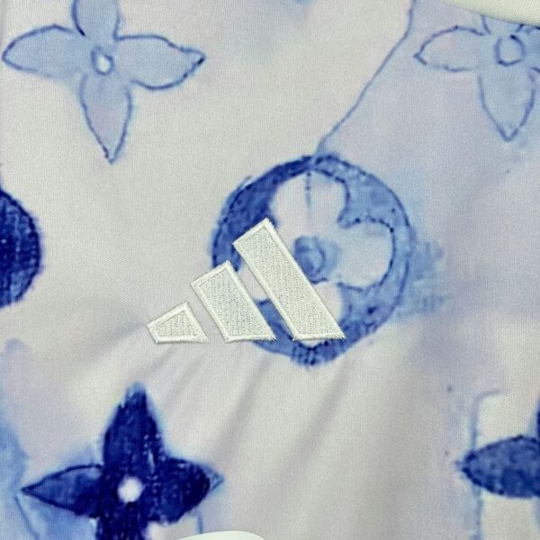 Real Madrid x Louis Vuitton 2025-26 White Monogram Special Edition Jersey - Image 6