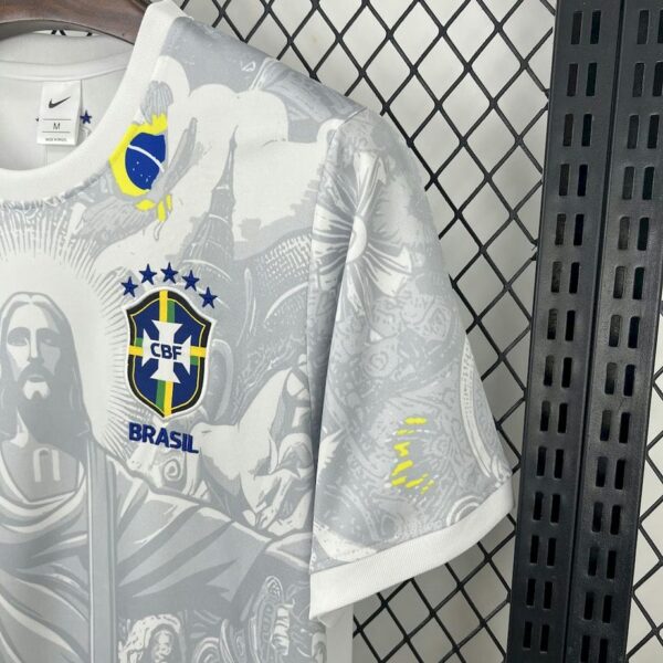 Brazil 2025-26 Jesus Special Edition White Jersey Fan Version - Image 6