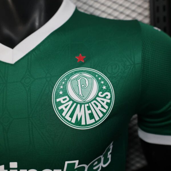 Palmeiras 2025-26 Home Jersey With All Sponsors Player Version - Image 6