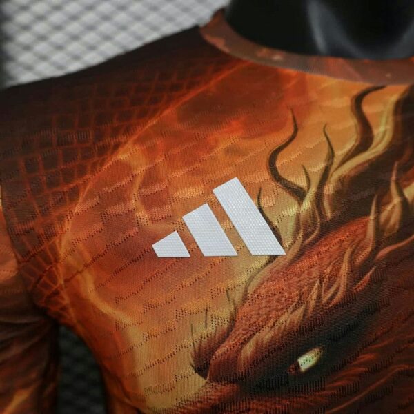 Real Madrid 2025-26 Dragon Flame Special Edition Jersey Player Version - Image 6