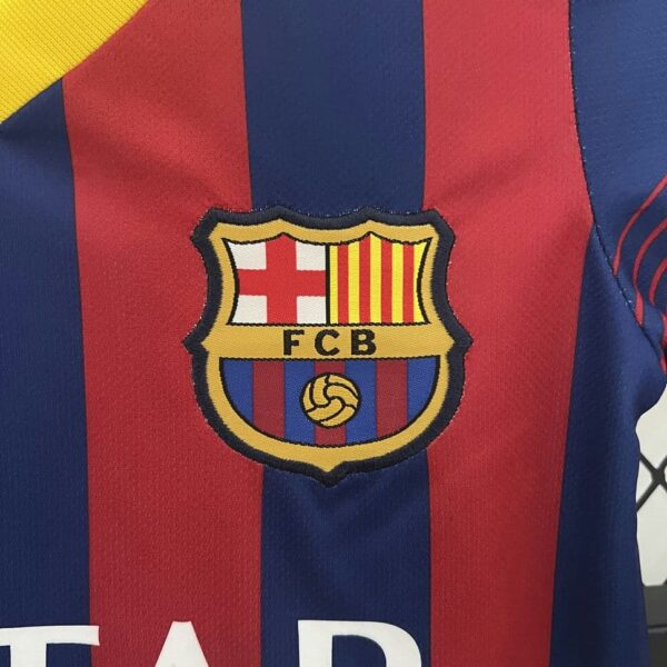 Barcelona 2013-14 Home Retro Kids Kit - Image 6
