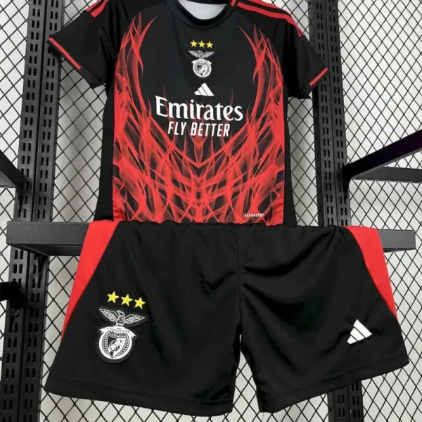 Benfica 2025-26 Away Kids Kit - Image 6