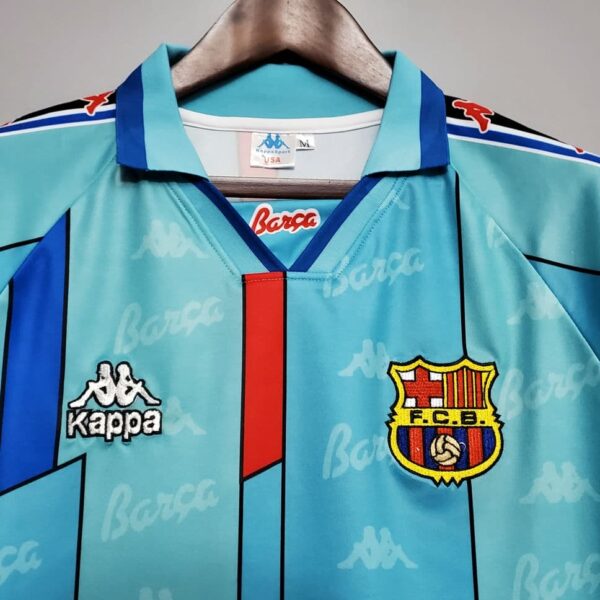 Barcelona 1996-97 Away Retro Jersey - Image 6
