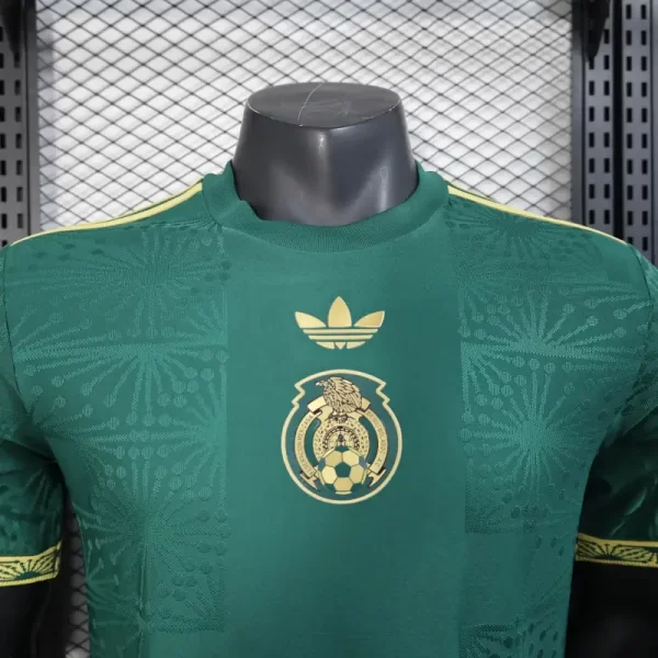 Mexico 2025-26 Gold Cup Edition Green Jersey Player Version - Image 6