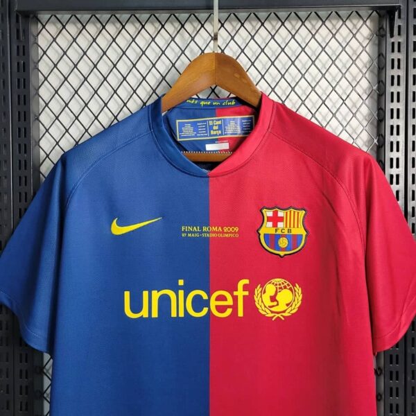 Barcelona 2008-09 Home Retro Jersey - Image 6