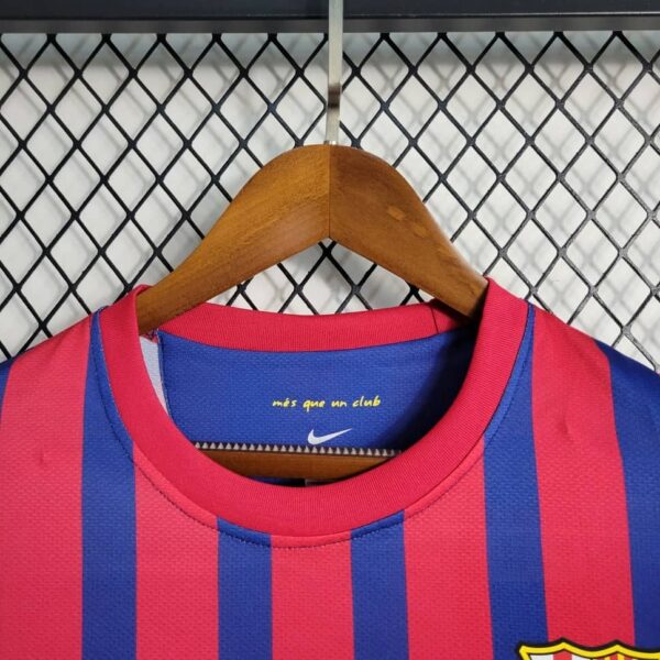 Barcelona 2011-12 Home Long Sleeve Retro Jersey - Image 6