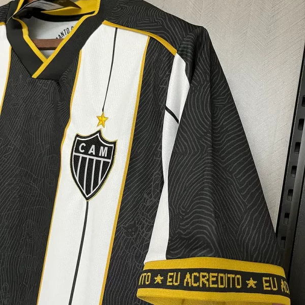 Atletico Mineiro 2025-26 Special Edition Black and White Jersey Fan Version - Image 6
