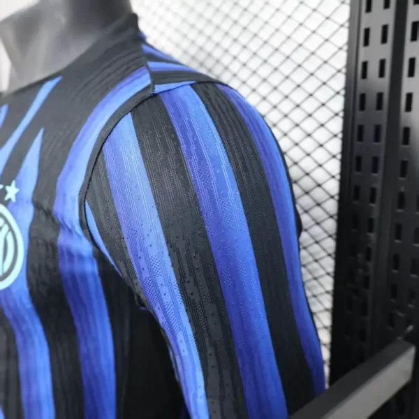 Inter Milan 2025-26 Home Long Sleeve Jersey Player Version - Image 6