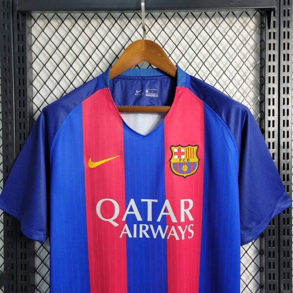Barcelona 2016-17 Home Retro Jersey - Image 6