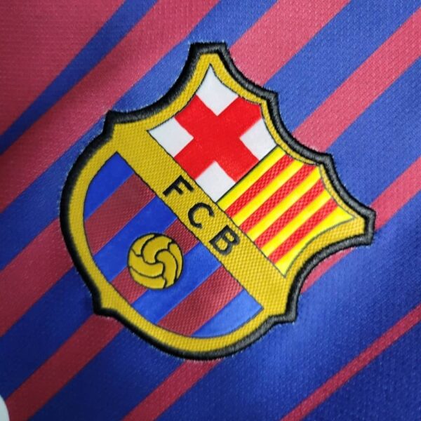 Barcelona 2017-18 Home Retro Jersey - Image 6