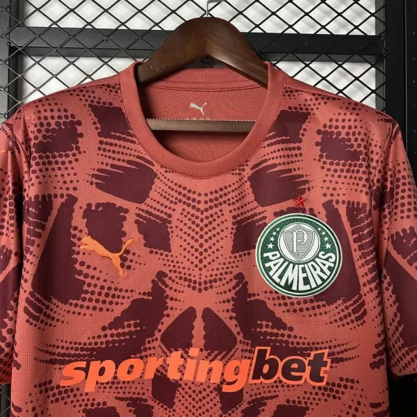 Palmeiras 2025-26 Goalkeeper Red Jersey Fan Version - Image 7