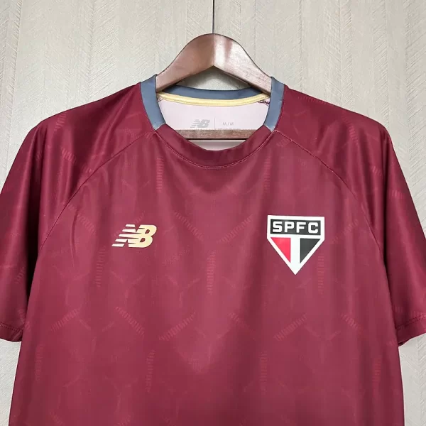 Sao Paulo 2025-26 Training Red Jersey Fan Version - Image 7