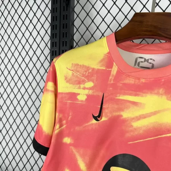 Barcelona 2025-26 Pre-Match Training Pink&Yellow Jersey Fan Version - Image 7