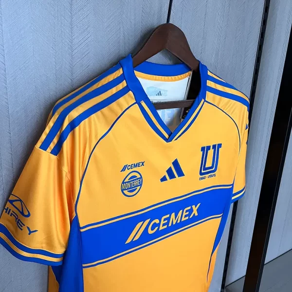 Tigres UANL 2025-26 Home Jersey Fan Version - Image 7