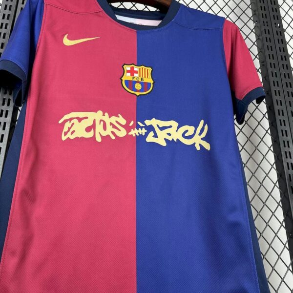 Barcelona 2024-25 Home Travis Scott Special Edition Fan Version - Image 7
