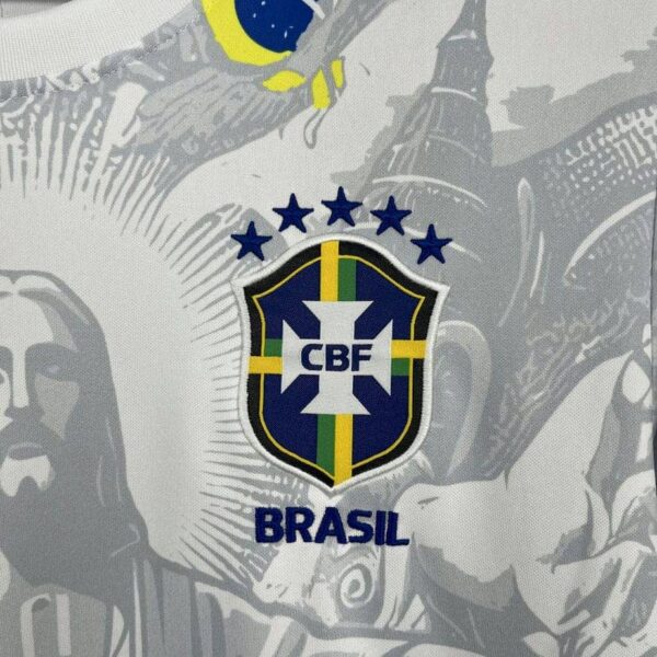 Brazil 2025-26 Jesus Special Edition White Jersey Fan Version - Image 7