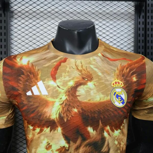 Real Madrid 2025-26 Phoenix Gold Special Edition Jersey Player Version - Image 7