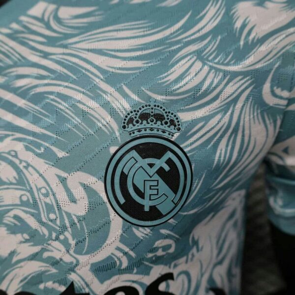 Real Madrid 2025-26 Viking Blue Special Edition Jersey Player Version - Image 8