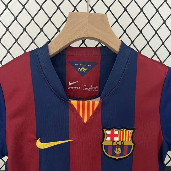 Barcelona 2014-15 Home Retro Kids Kit - Image 7