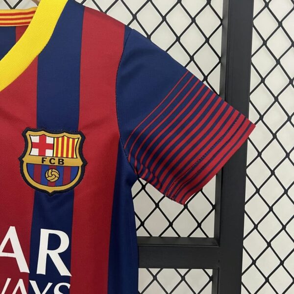 Barcelona 2013-14 Home Retro Kids Kit - Image 7